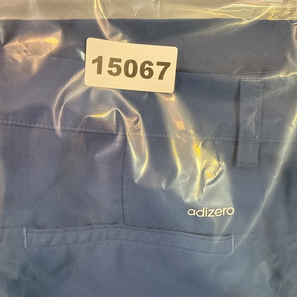 Adidas Golf Shorts Mens 34 BLUE  Stretch Performance
